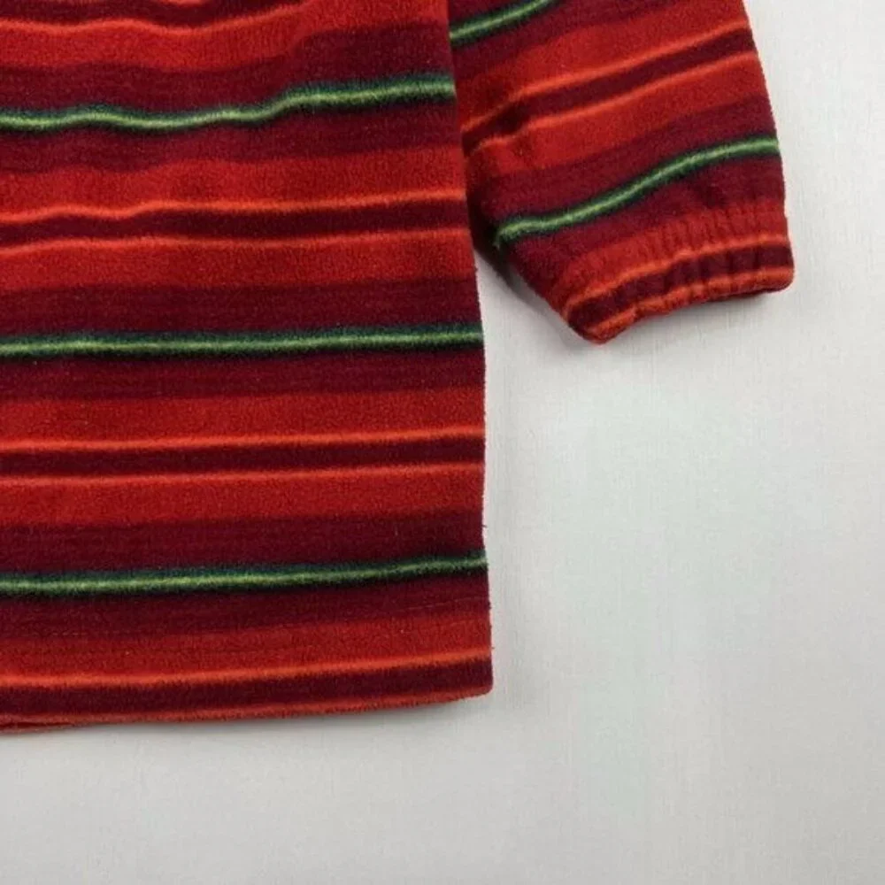 •Vintage• Gap Pro Fleece Quarter Zip Pullover in Sunset Stripe XS (4-5)